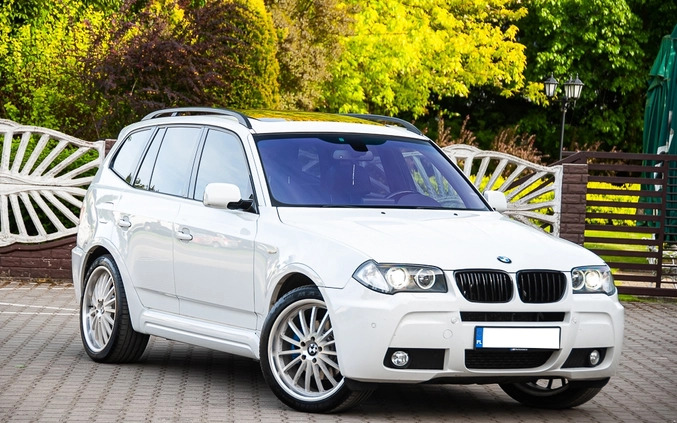 BMW X3 cena 39900 przebieg: 229000, rok produkcji 2008 z Jedwabne małe 781